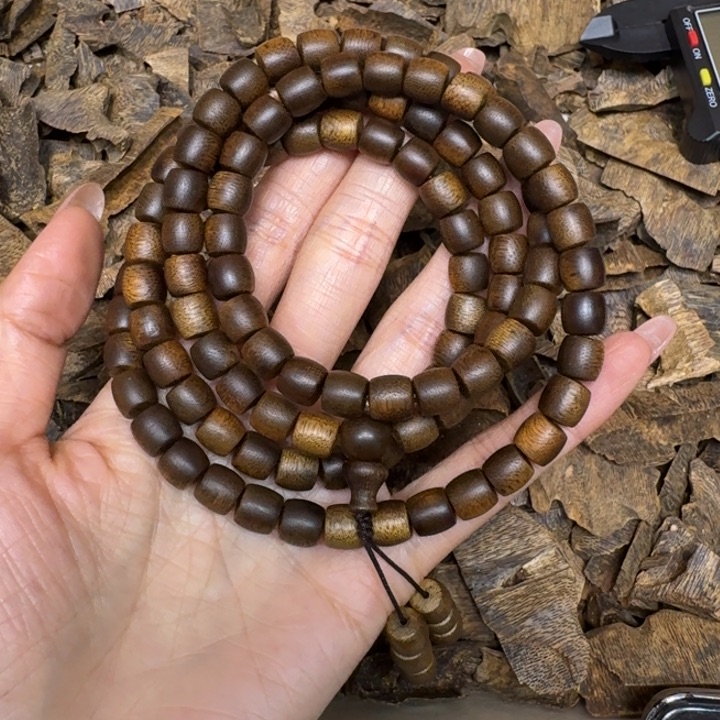 沉香手串母树沉水一条