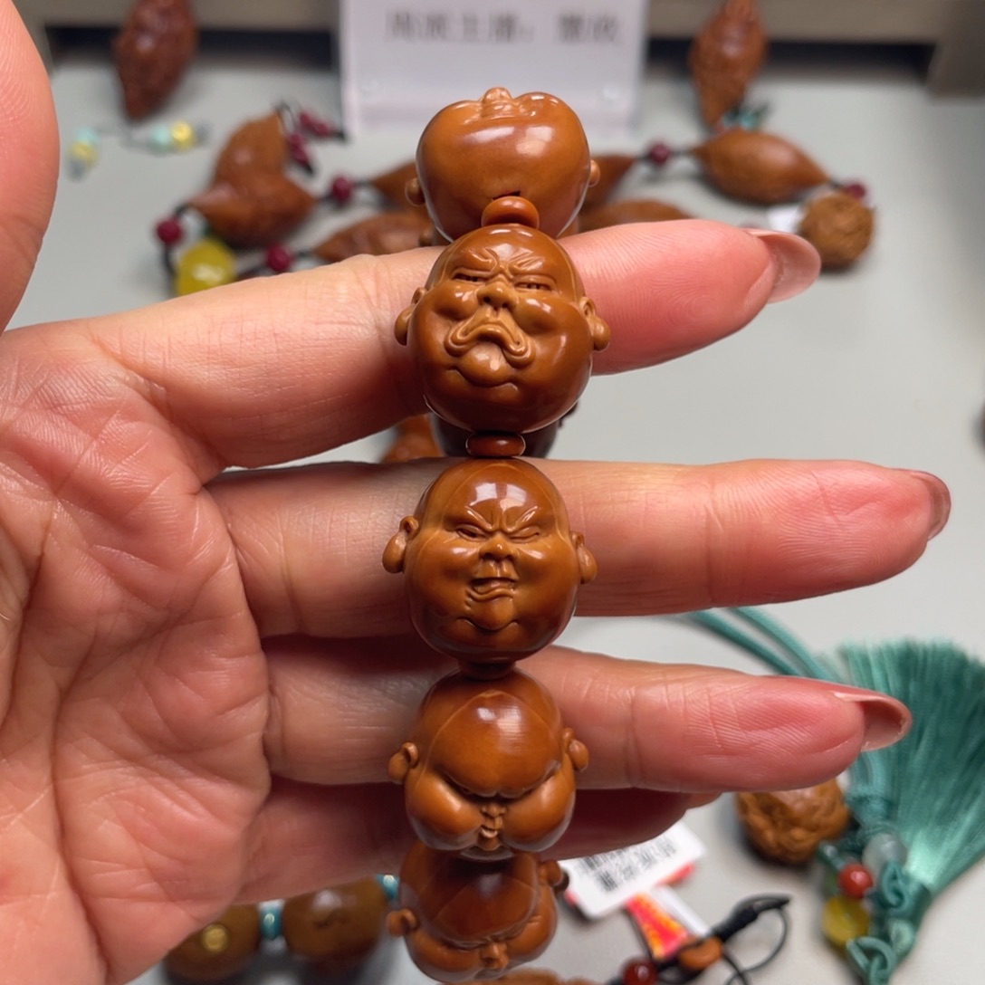橄榄核手串/手链橄榄核雕工艺