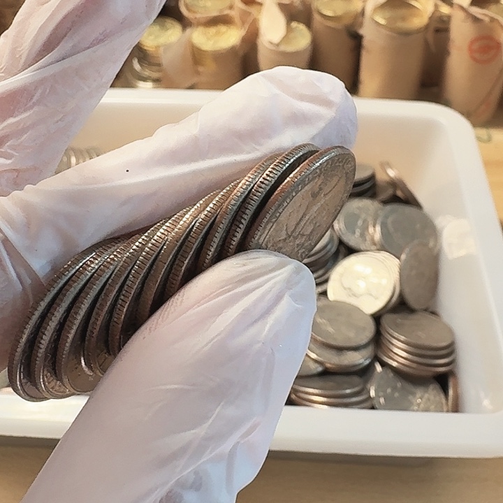 其他普通金属10枚，老鹰币，流通品