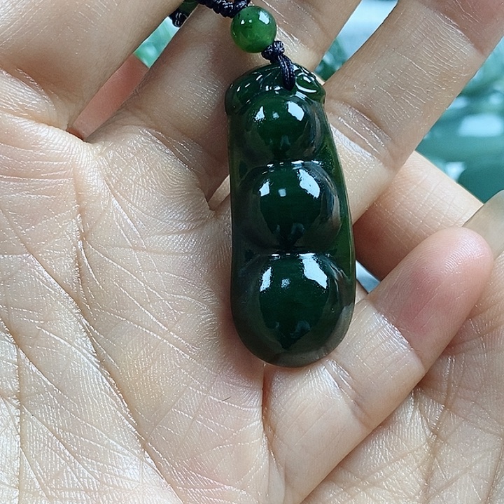 吊坠(不含链)未镶嵌和田玉（碧玉）