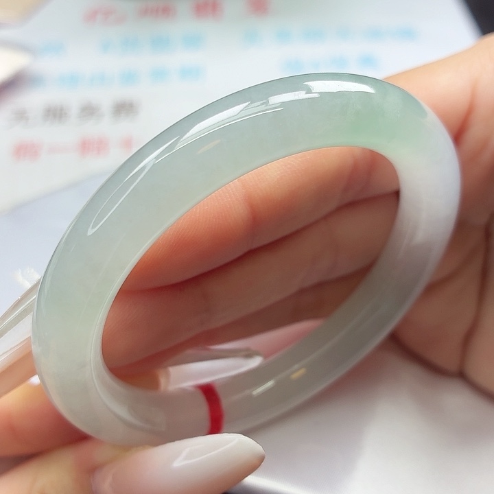 未镶嵌手镯翡翠54-55圈口