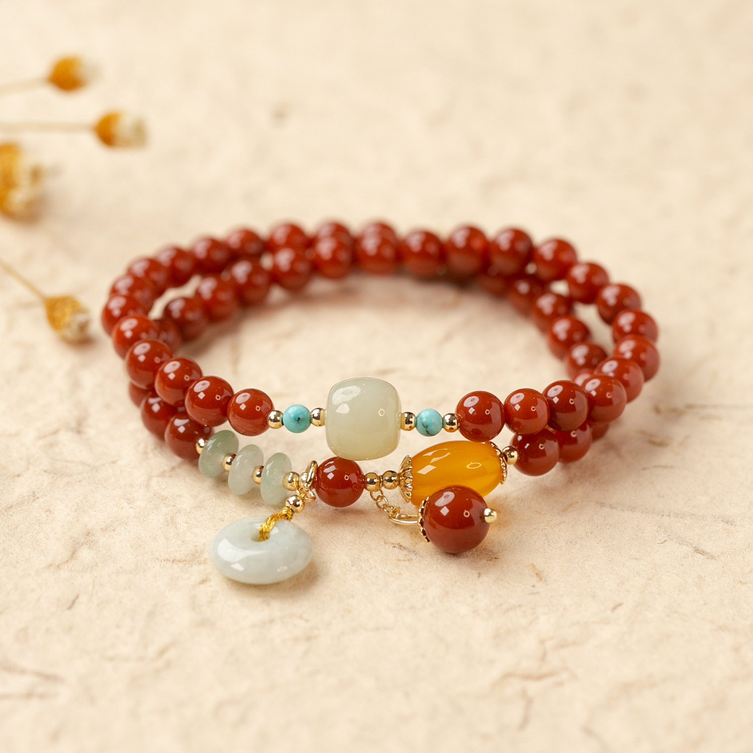 玛瑙手串108时尚创意