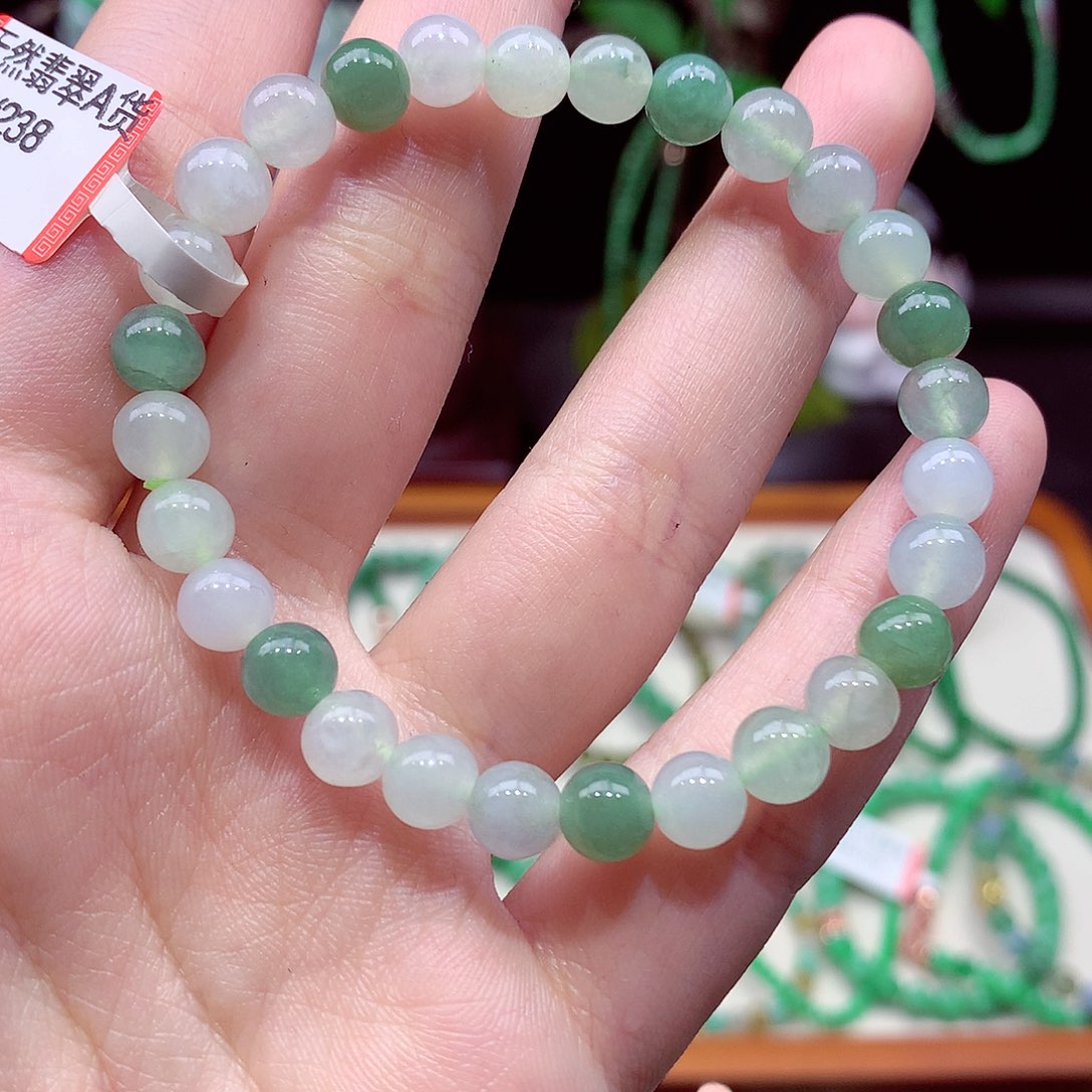 未镶嵌手链翡翠翡翠