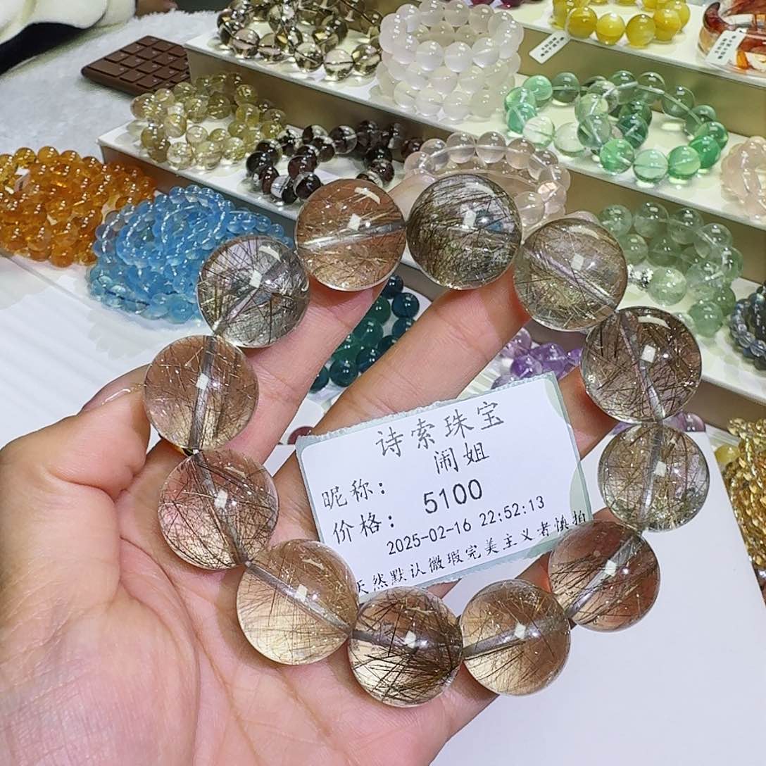 水晶手链未镶嵌闹*银发20