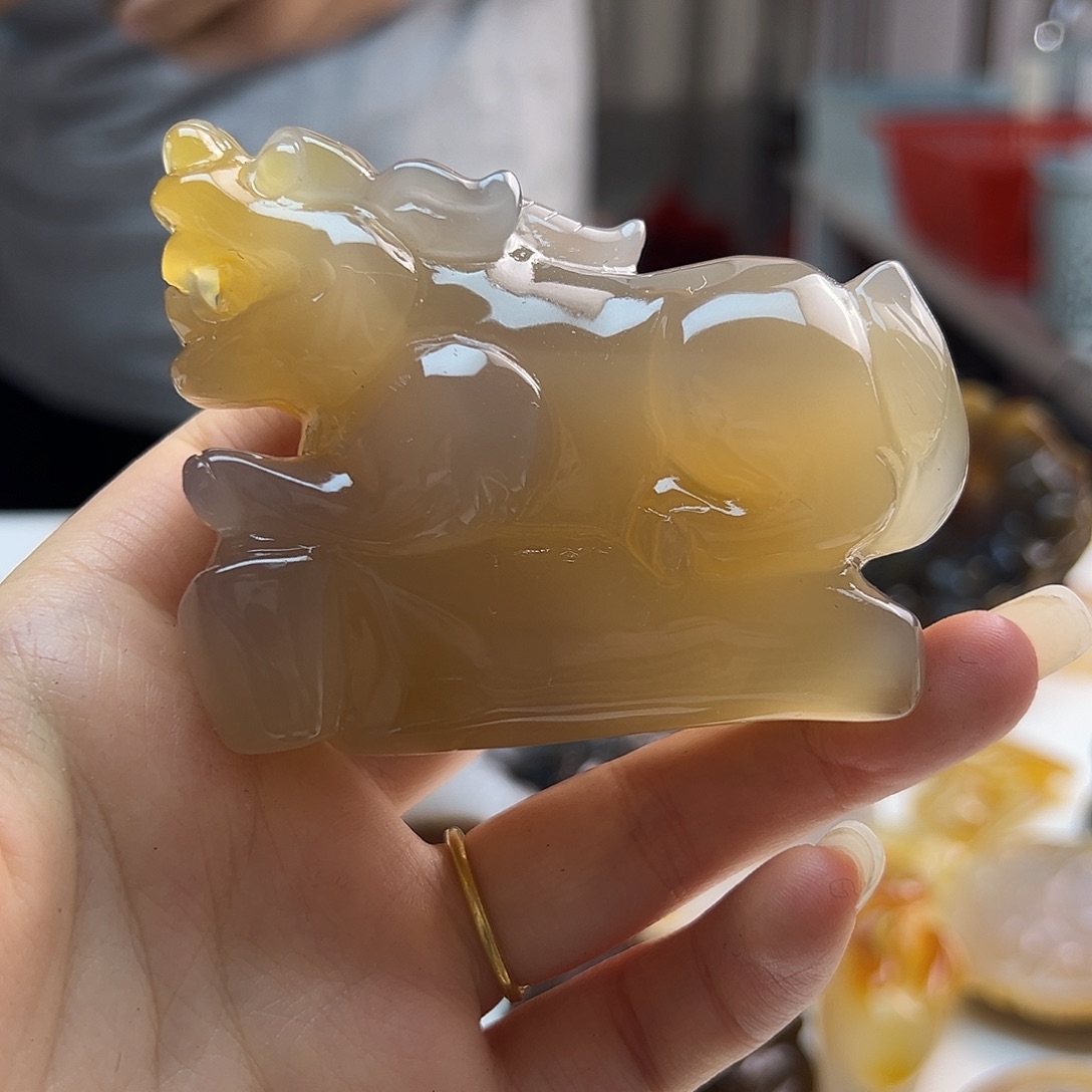 玛瑙/玉髓未镶嵌吊坠(不含链)