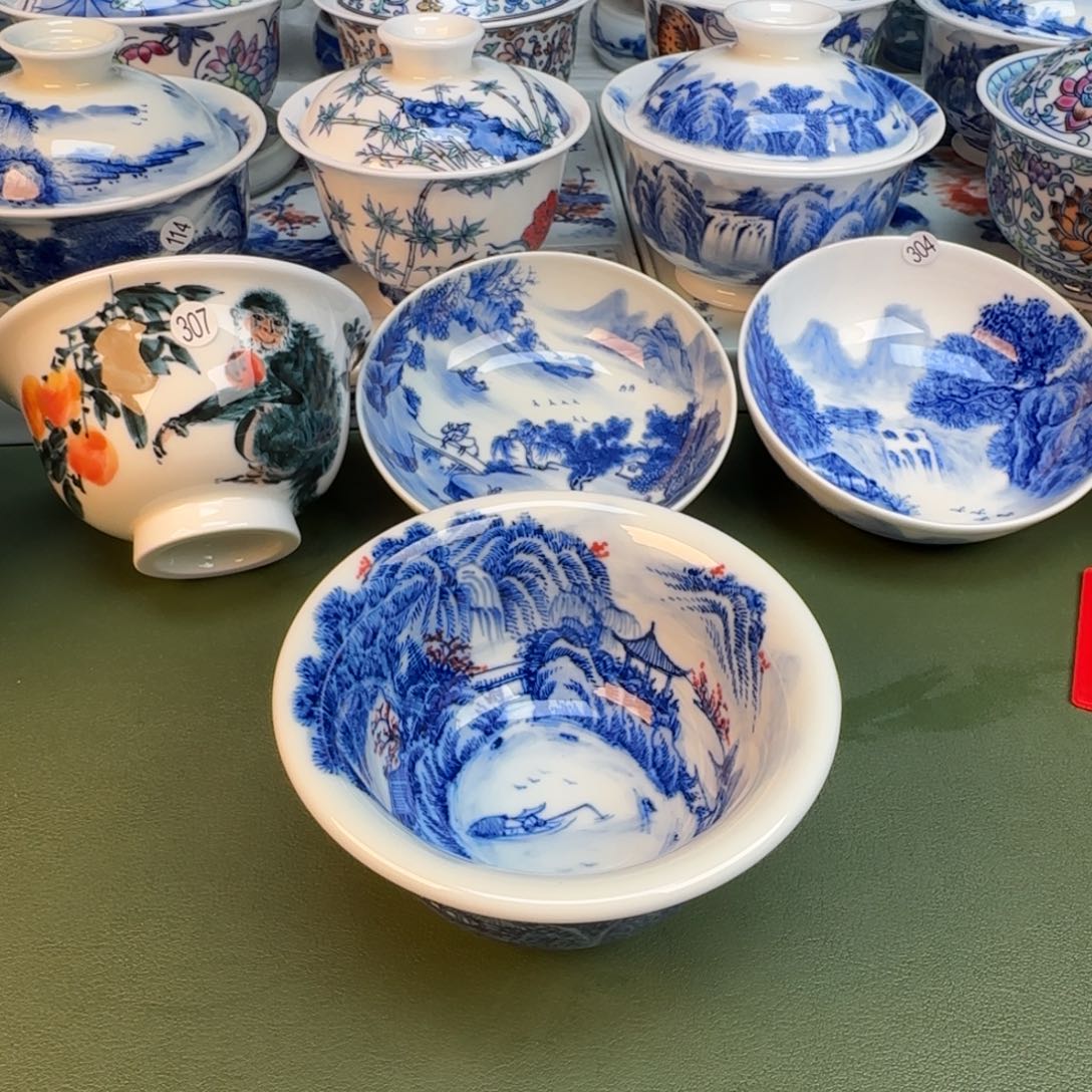 陶纯手工纯手绘茶具312