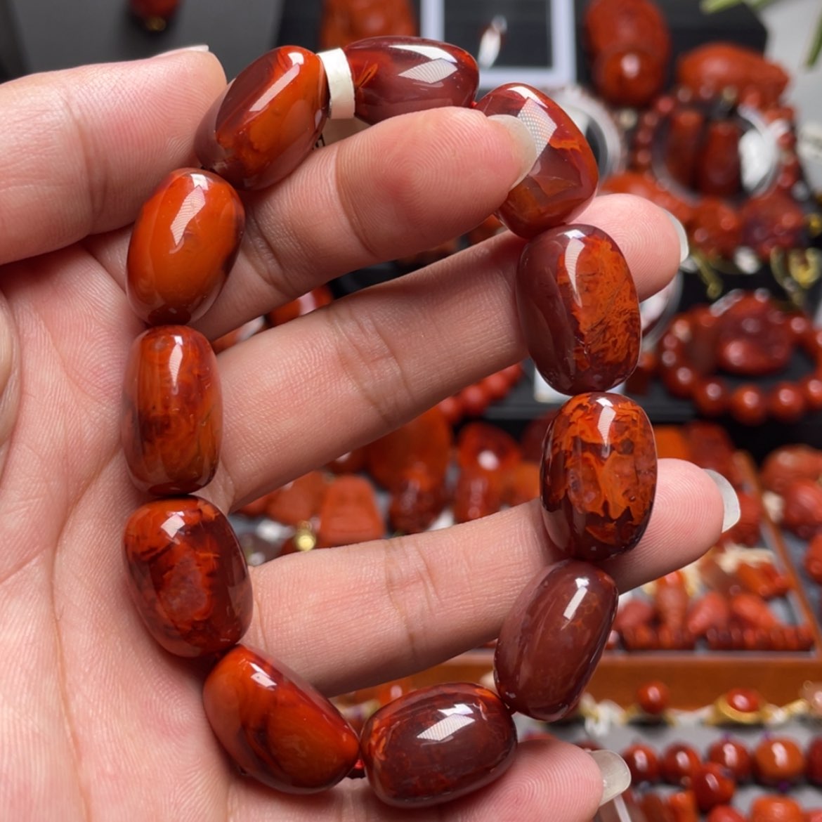 【闪购商品】未镶嵌手串南红玛瑙3****2