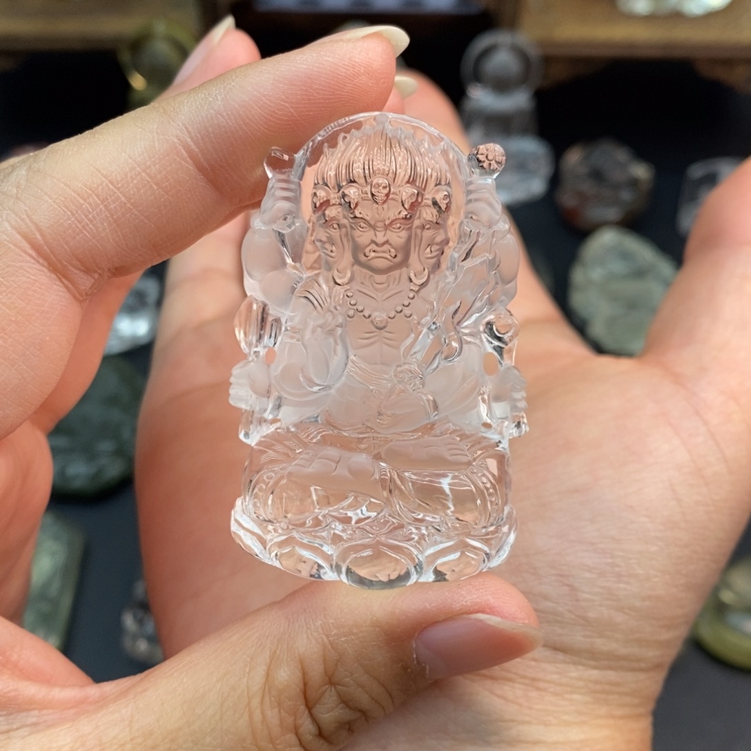 2***妈水晶未镶嵌颈饰定制