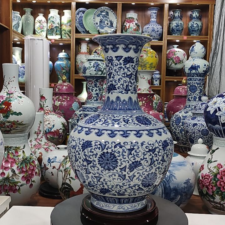 瓷片景德镇陶瓷花瓶子