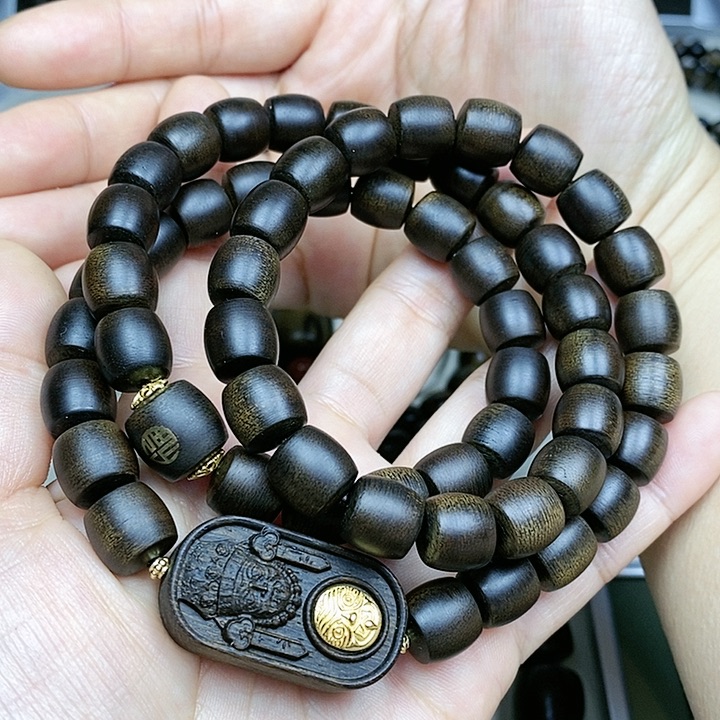 沉香手串五*～越南芽庄白棋楠