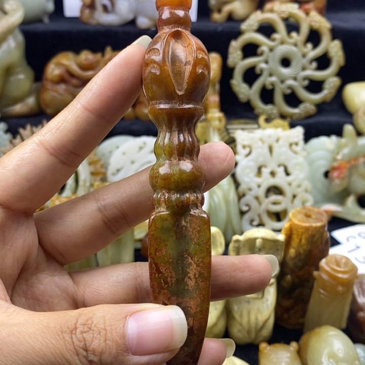 蛇纹石玉颈饰未镶嵌16