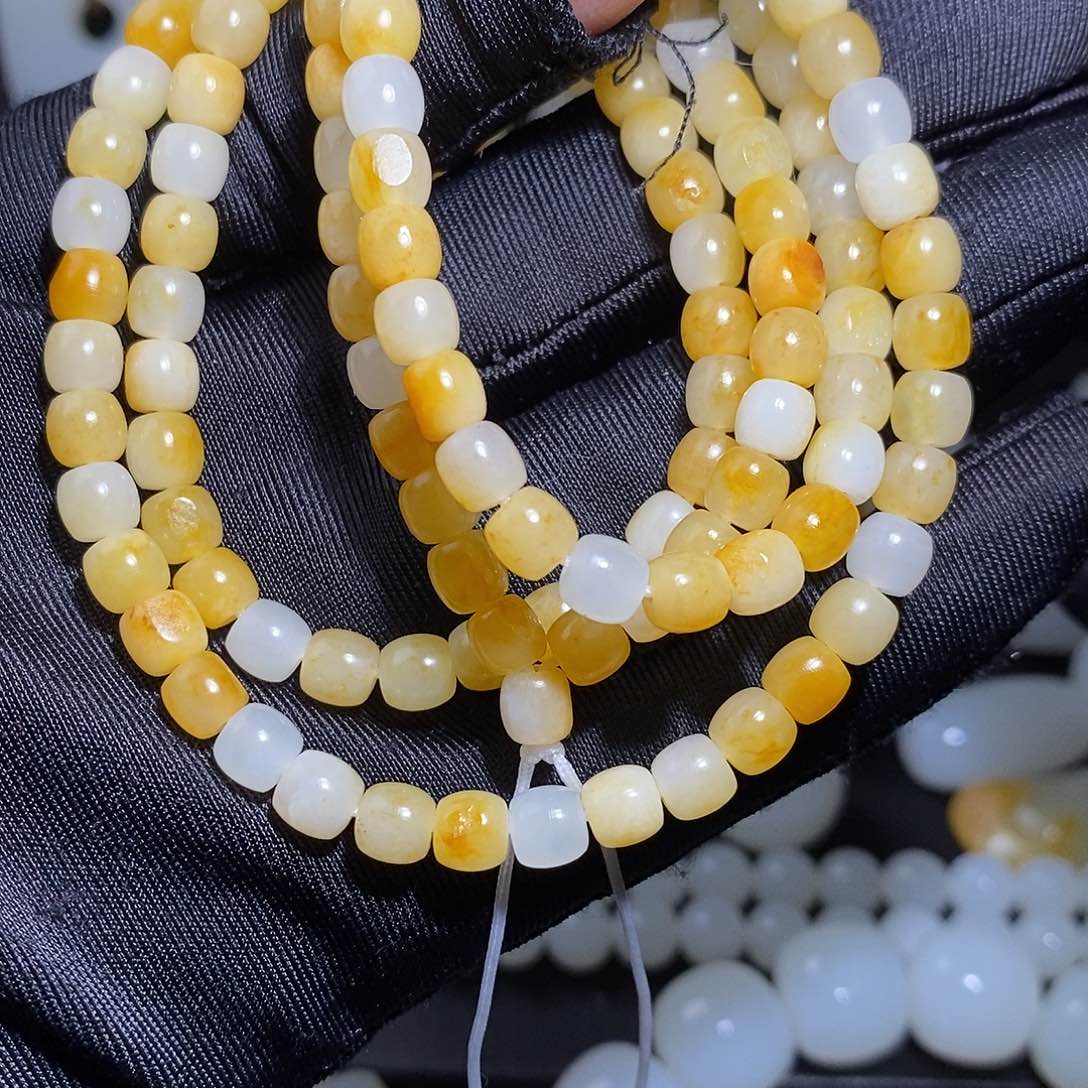 和田玉套链未镶嵌