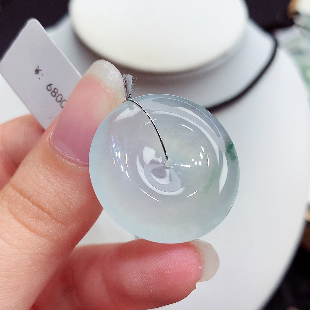 翡翠未镶嵌胸饰翡翠112，26.5/6.2