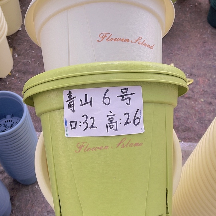 树脂青山6号32口径果绿色4个