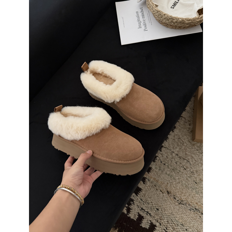 塔斯勒羊皮毛一体雪地靴-cyw