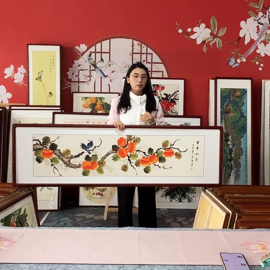 国画手写手绘国画作品47✖️162