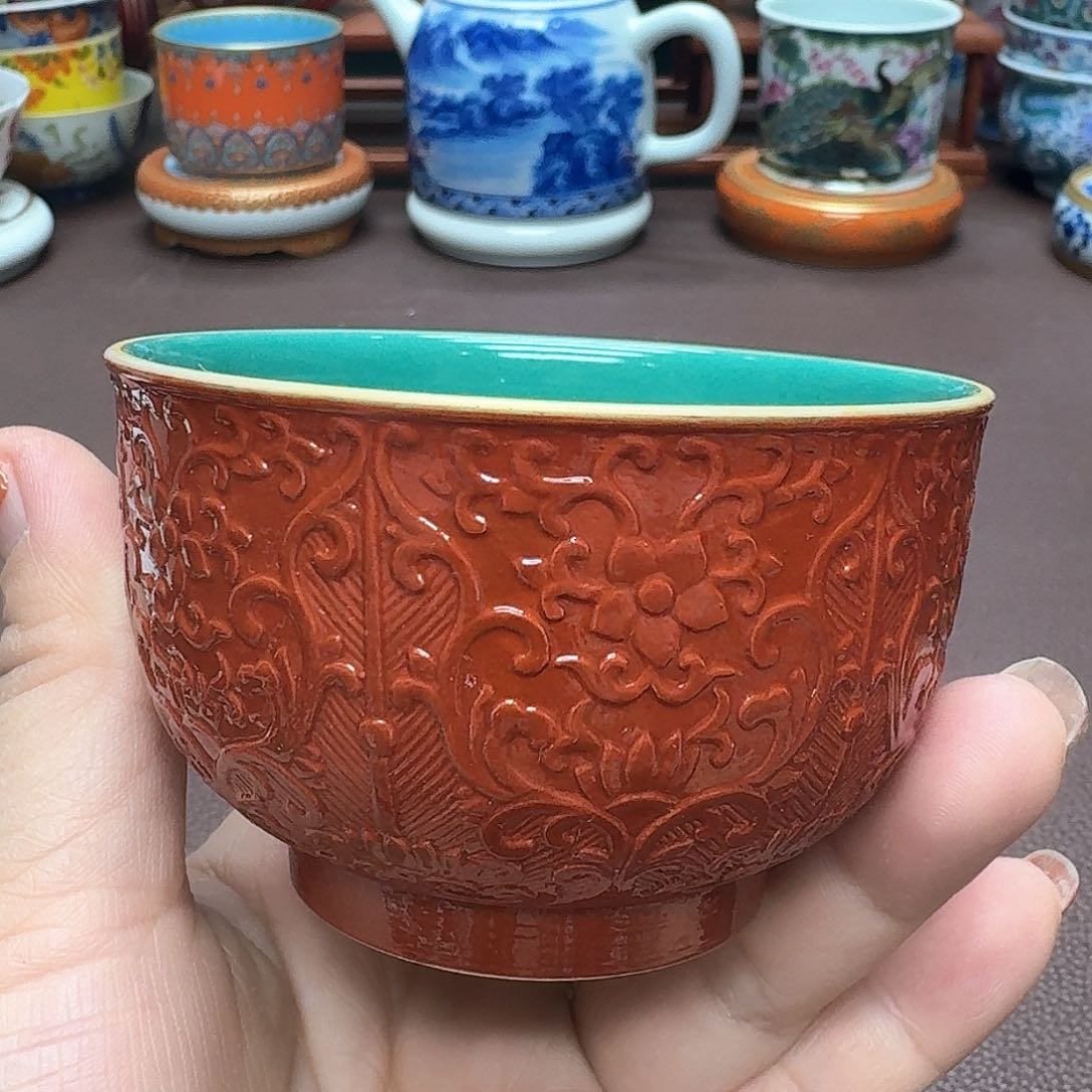 瓷片景德镇仿古手工制作精品展示