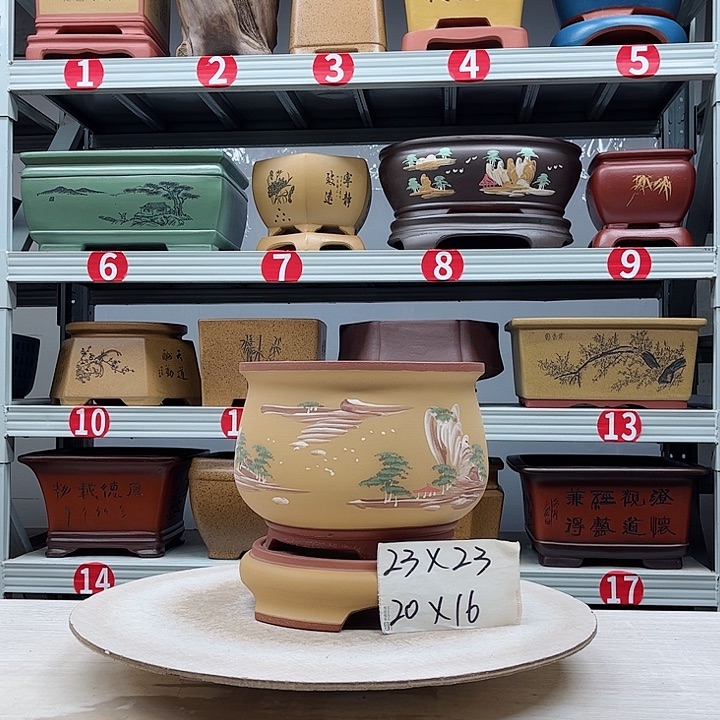 紫砂花盆紫砂花盆