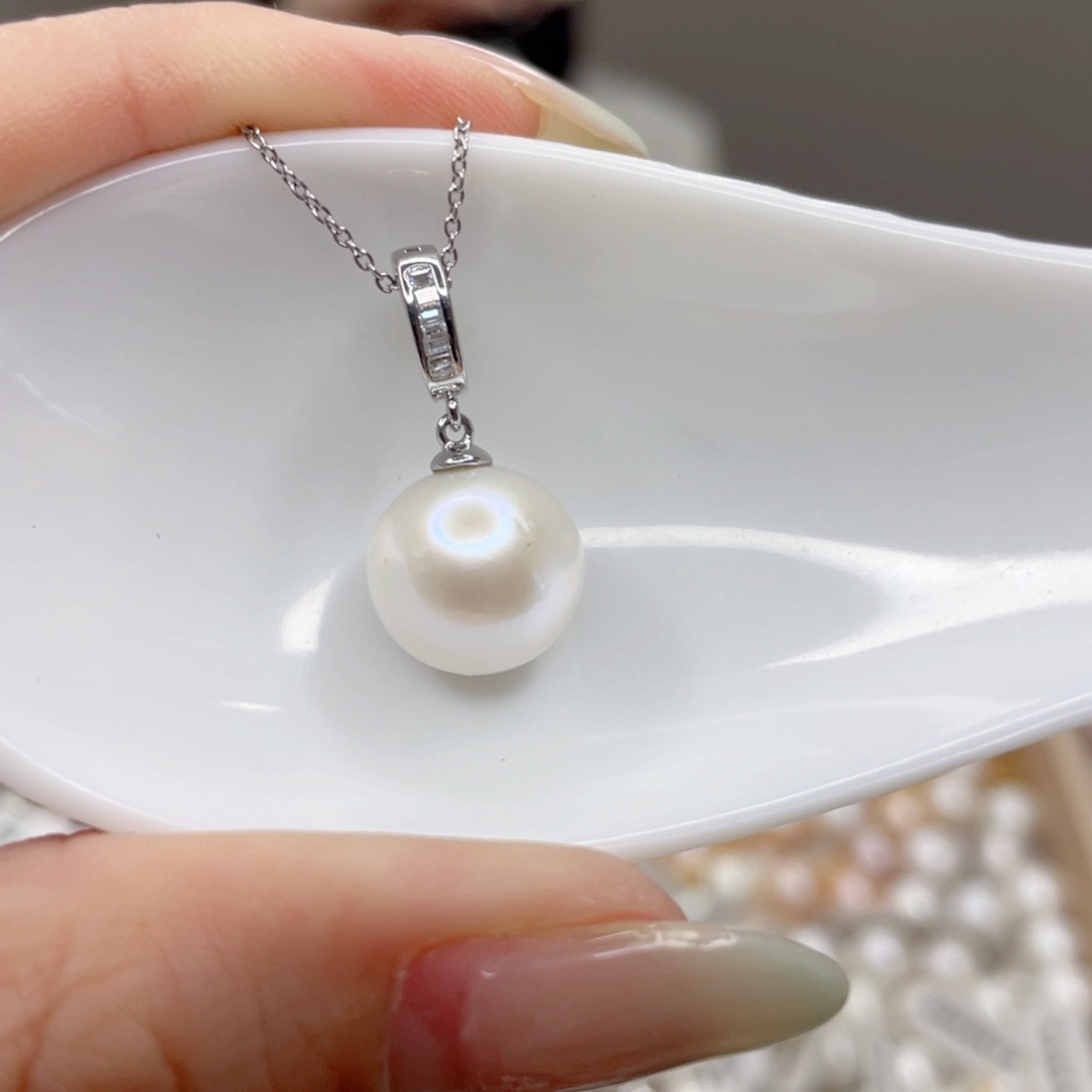 淡水珍珠未镶嵌吊坠(赠链)