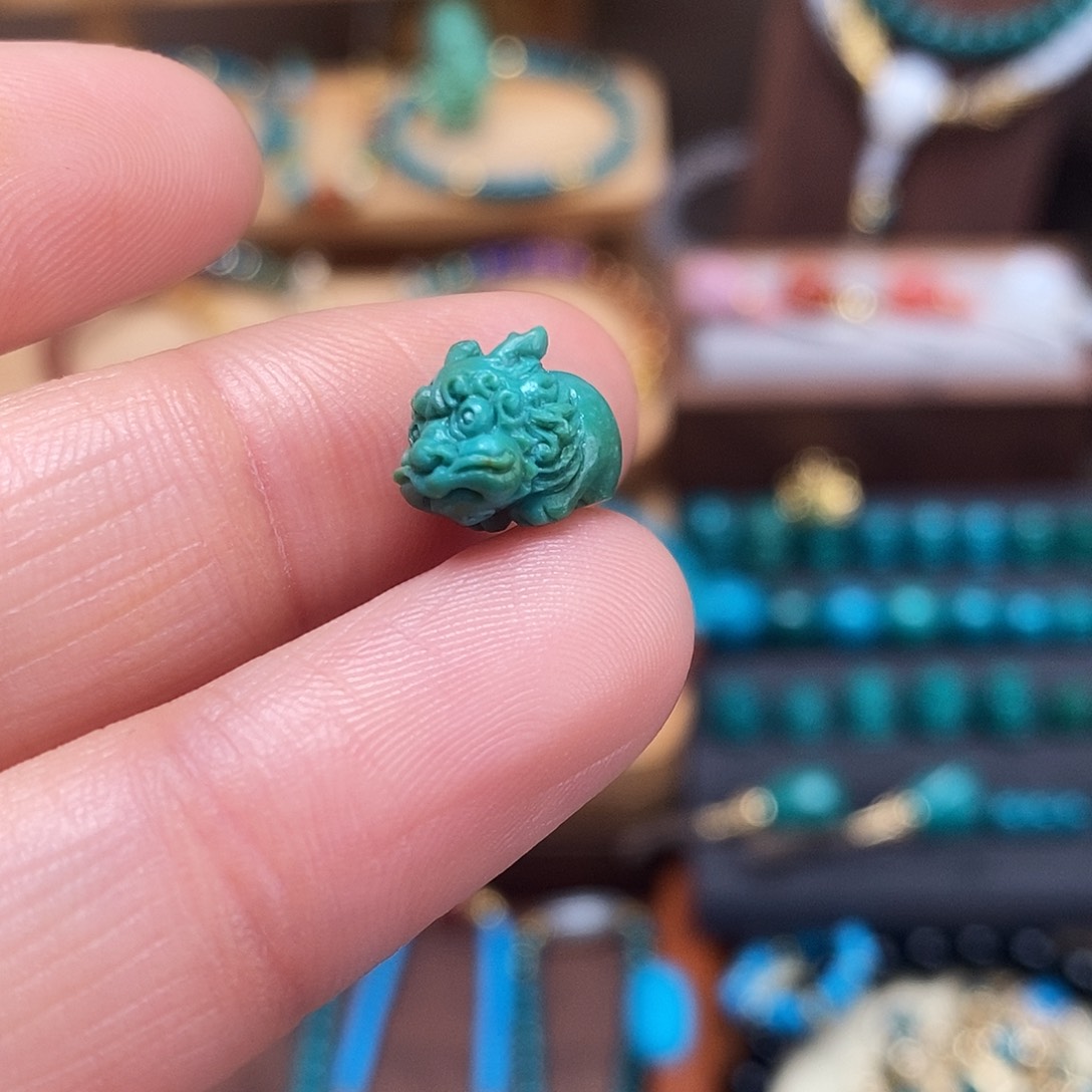 绿松石珠宝半成品未镶嵌