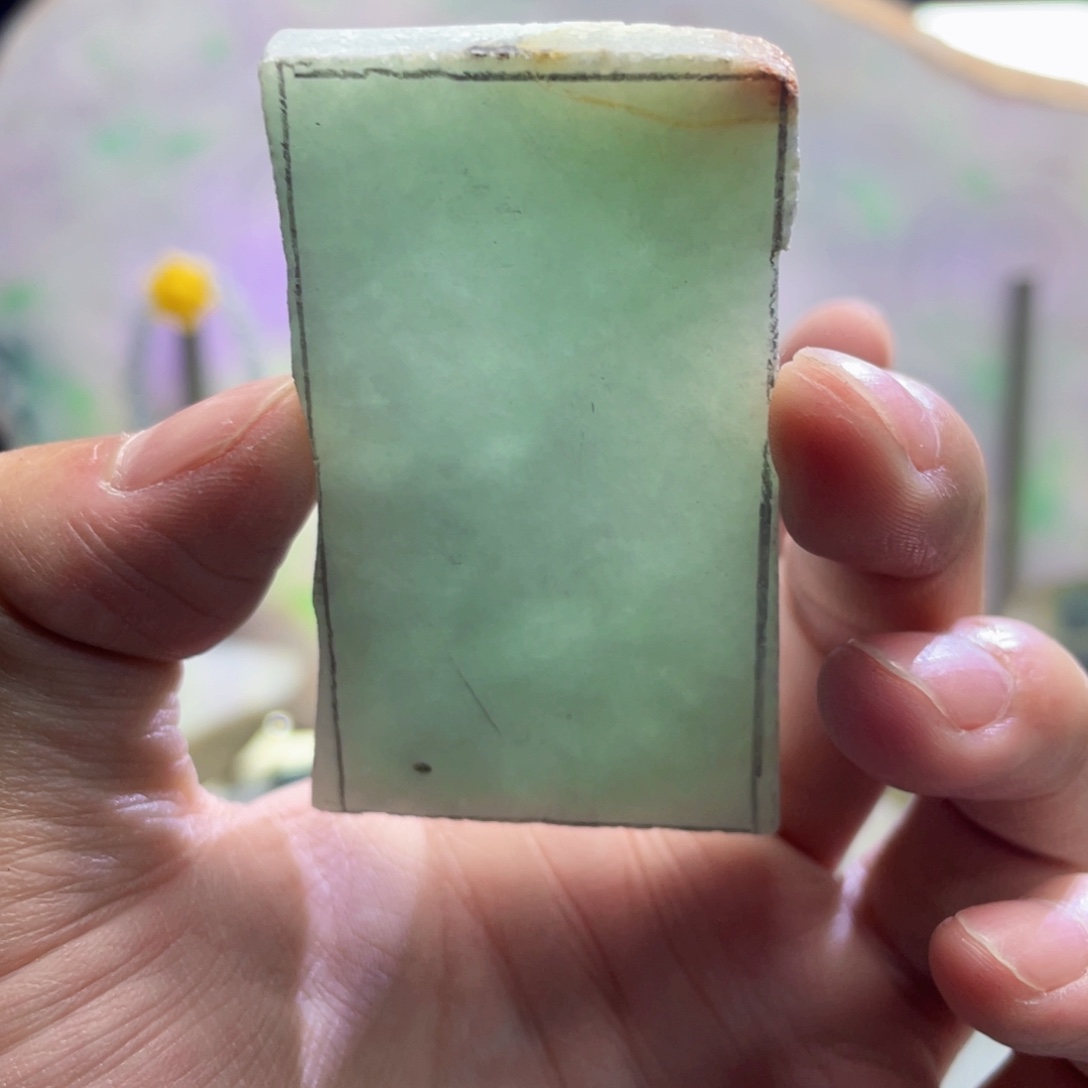 翡翠未镶嵌挂件K缅甸天然翡翠片料