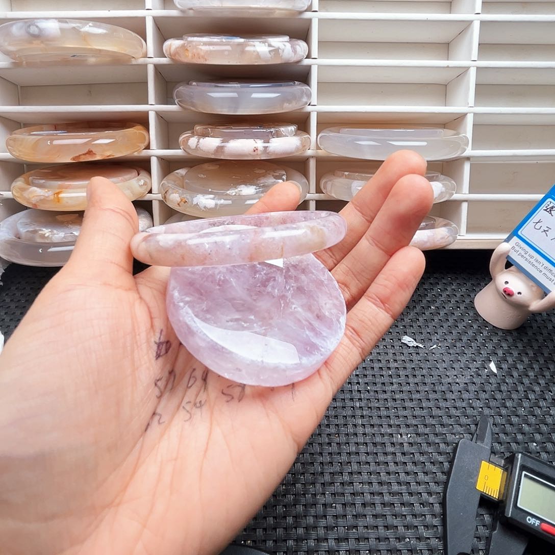 玛瑙/玉髓颈饰未镶嵌闪***晶