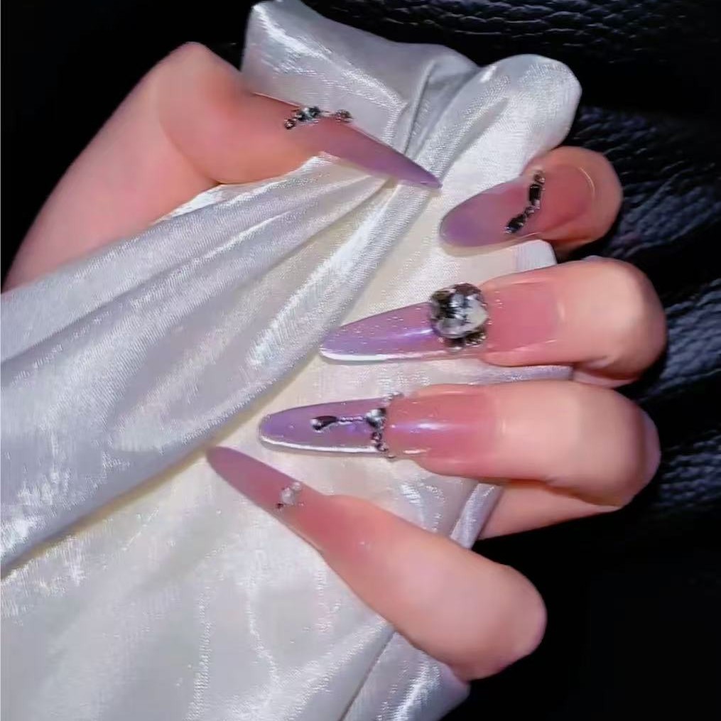 【直播专属】默认手工穿戴甲高级感显白心美甲NO退NO换（俩单包飞