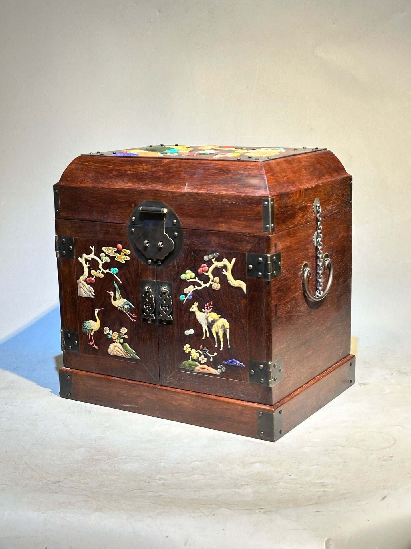 典藏 京城老赵木器【官箱】竹木根雕古典家具文房雅器 