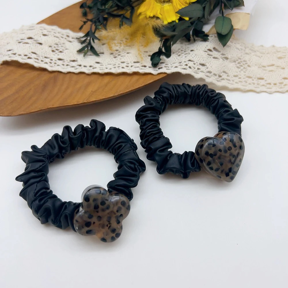 02612 好啊商店 爱心加幸运草头绳组合两个装