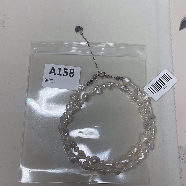 淡水珍珠颈饰银S925镶嵌