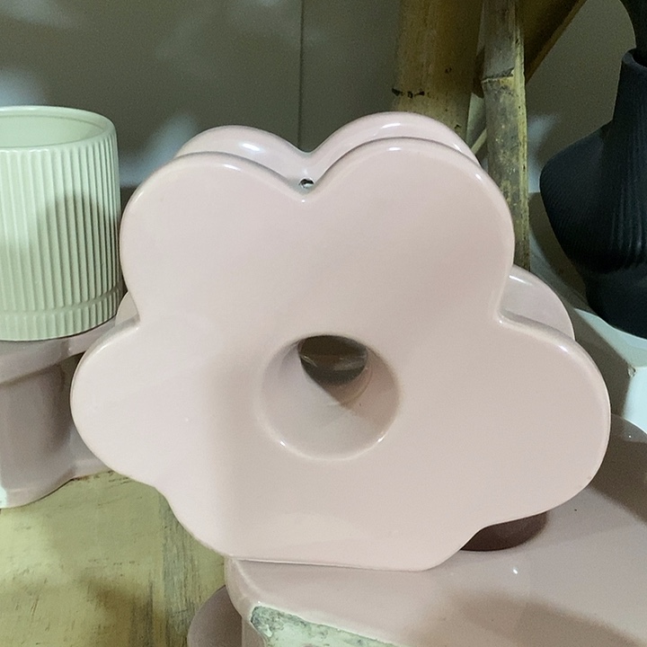 摆件陶盆有孔 微瑕介意勿拍