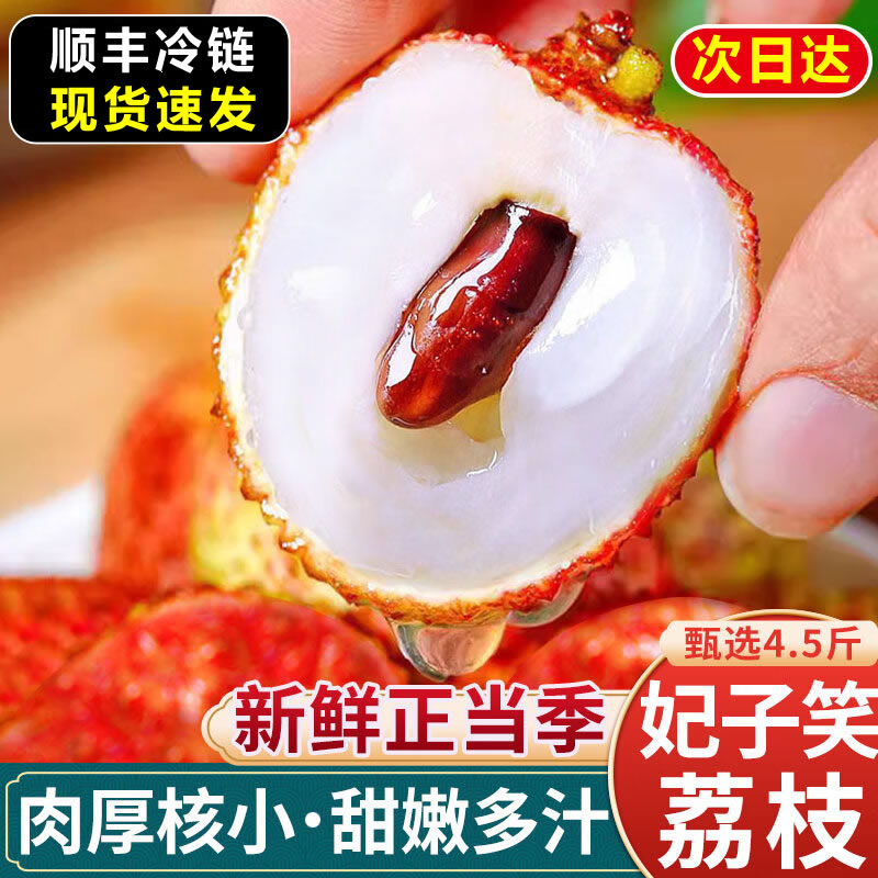 顺丰海南妃子笑荔枝新鲜现摘现发5斤装