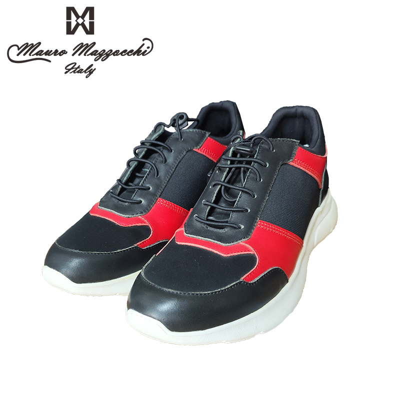 Mauro/玛路男士牛皮户外休闲鞋经典时尚松紧带舒适百搭四季穿1006