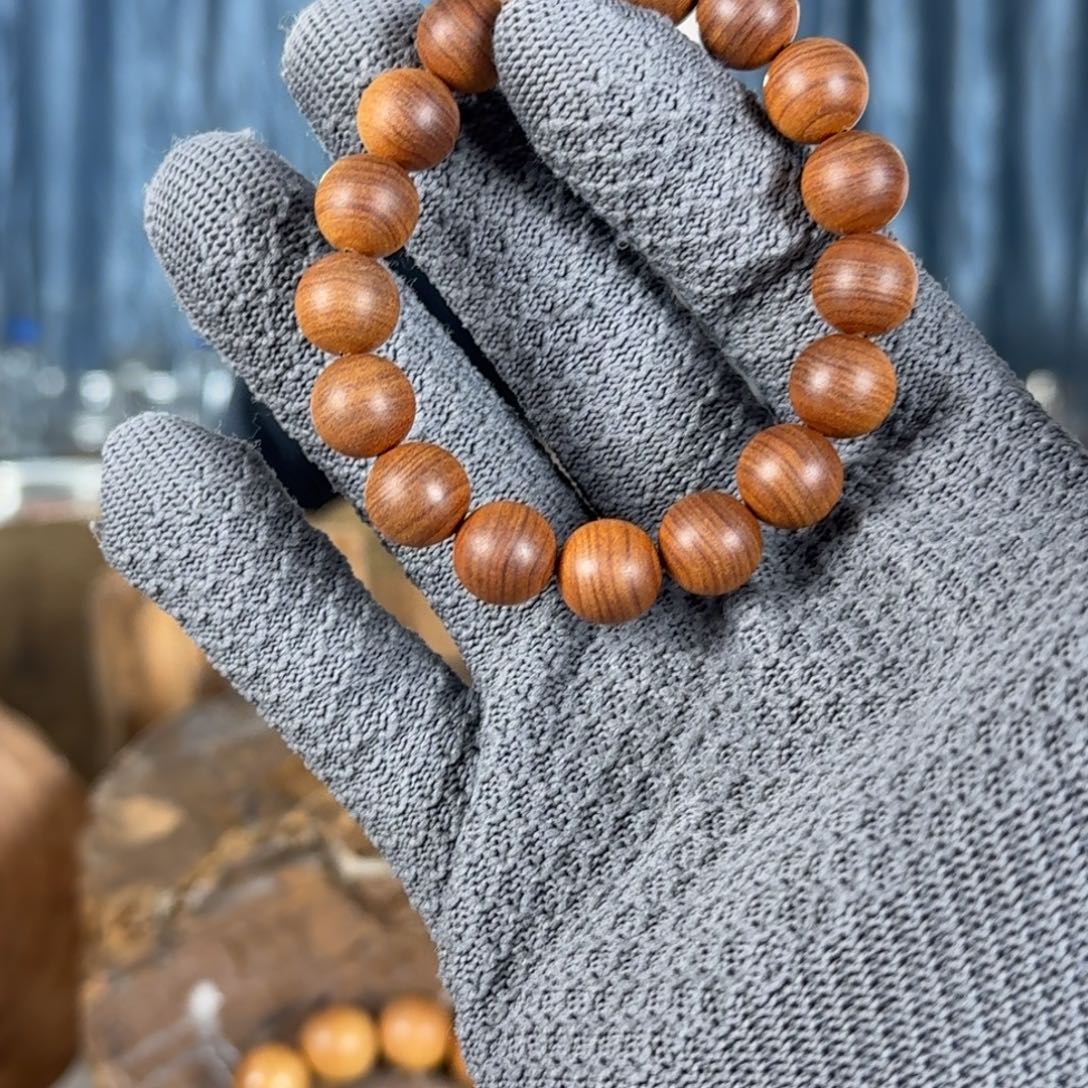 手串/手链檀香木王系列十二号料“百年彩绘”1.2横黑福利