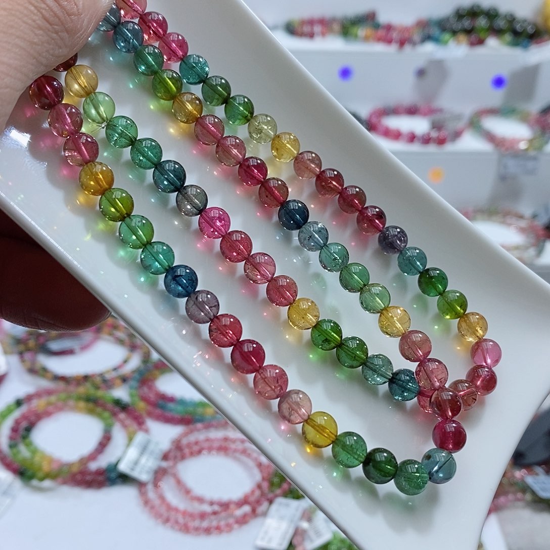 碧玺手链未镶嵌手链