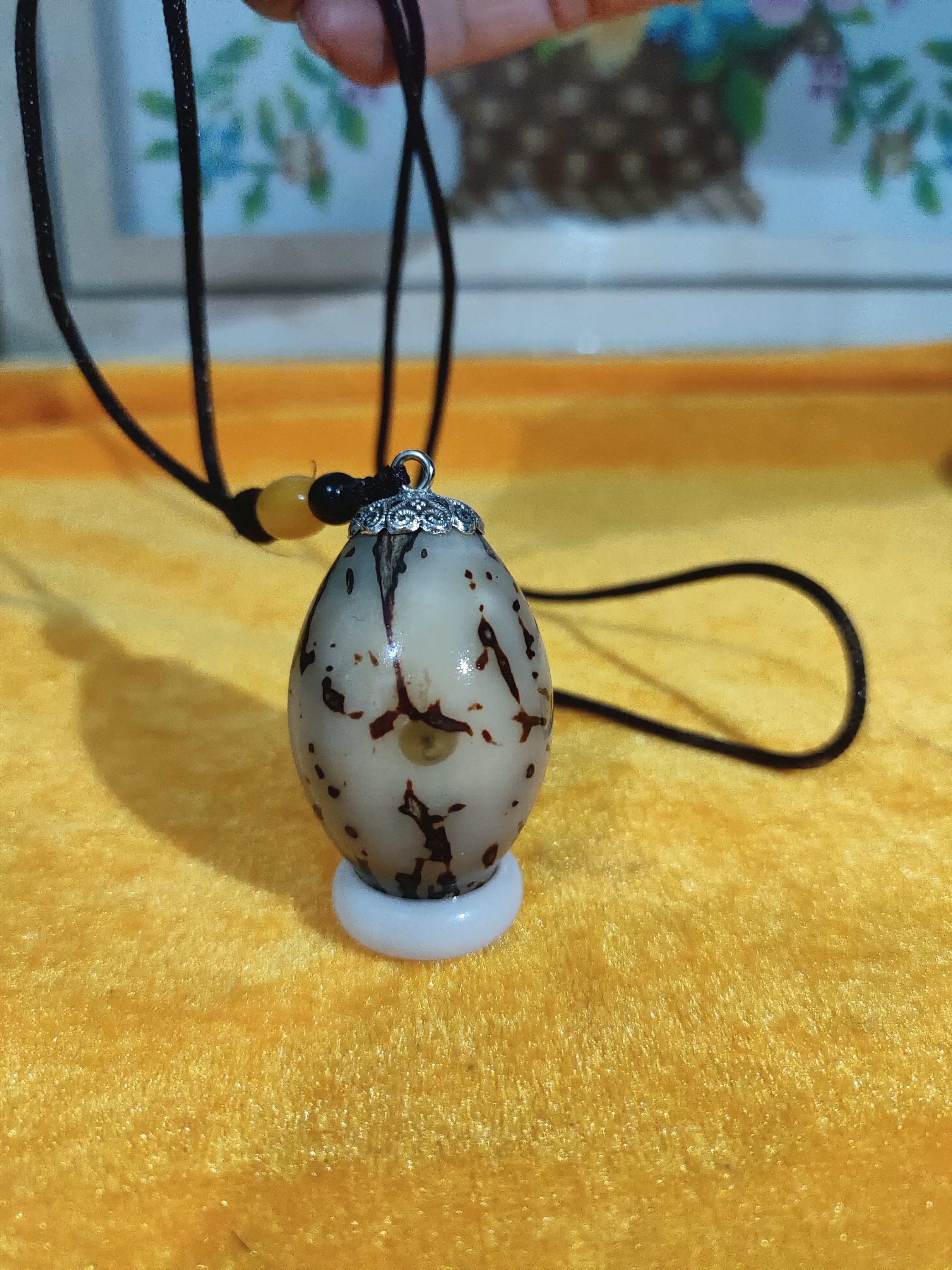 天然千眼菩提，可以做项链钥匙扣