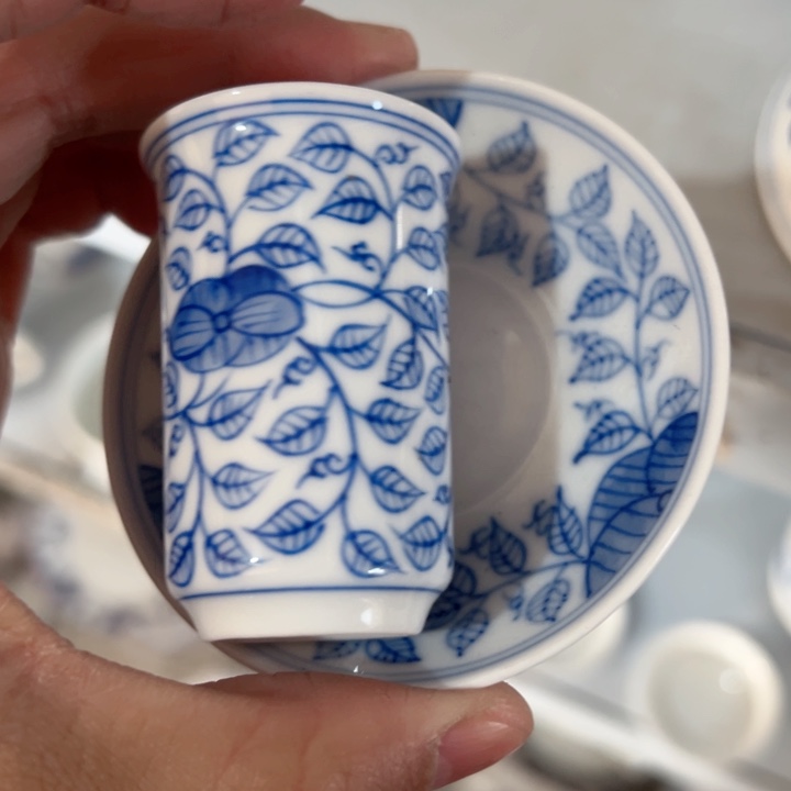 杯手绘闻香杯一个