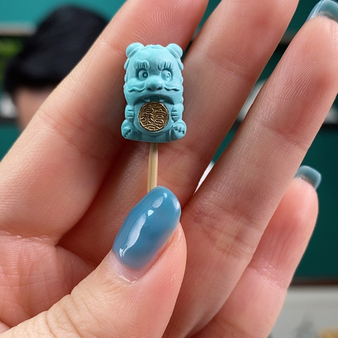 绿松石珠宝奇石未镶嵌