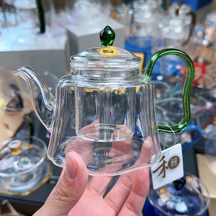 禾器湖绿色锦瑞壶