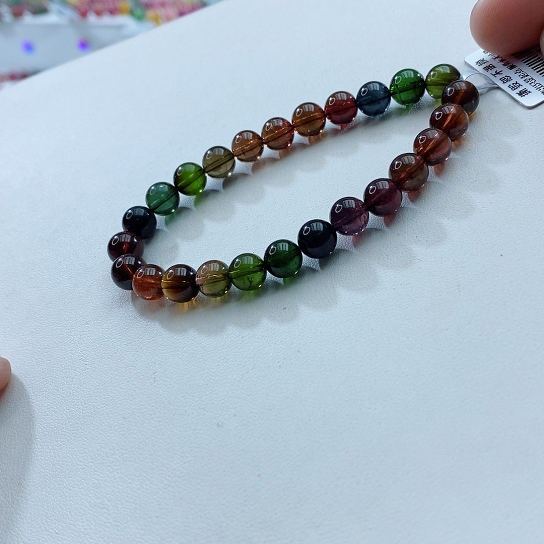 碧玺碧玺未镶嵌手链