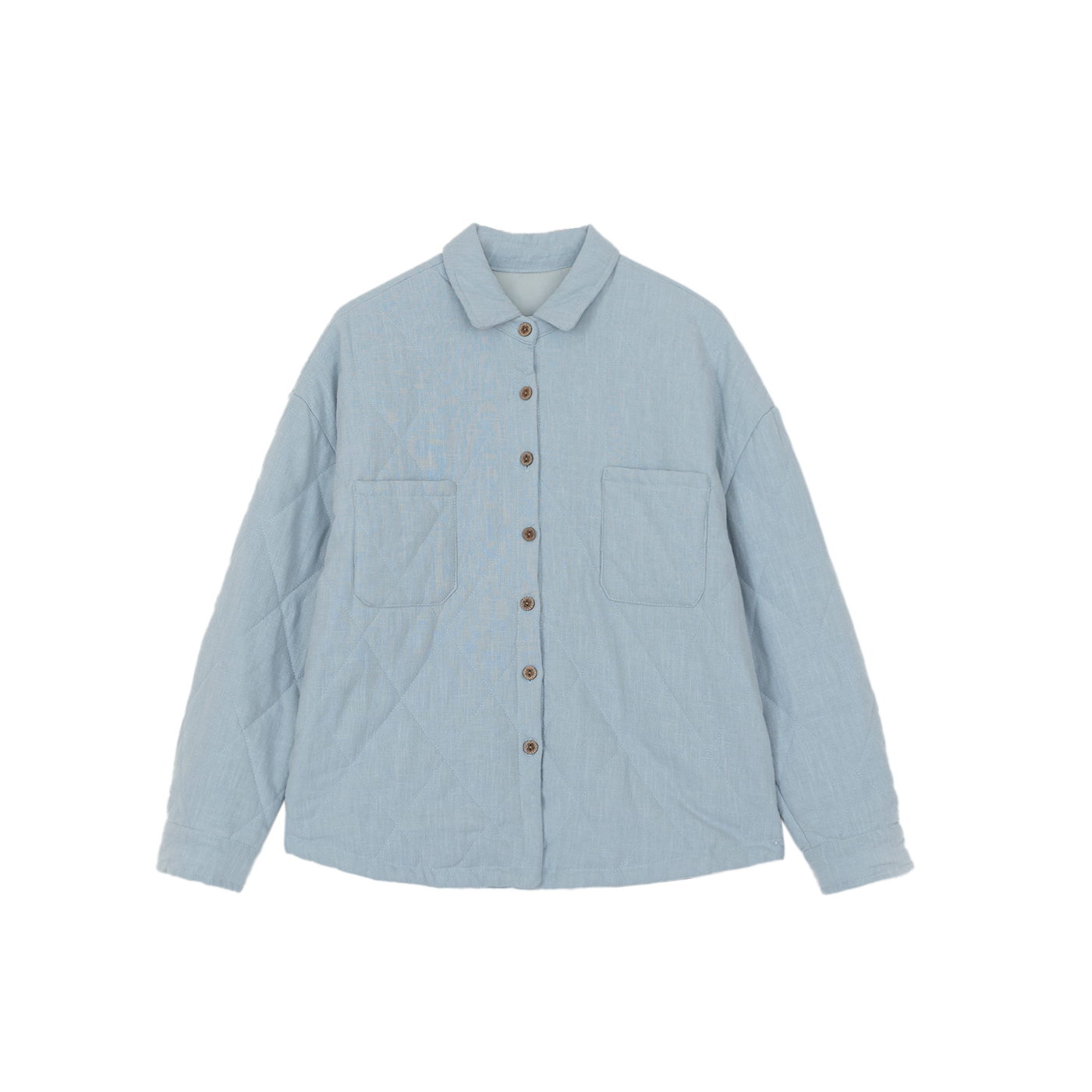 【麻念】衣长70 秋冬汉麻单排扣厚款休闲外套棉服S9657