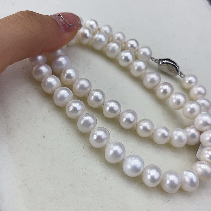 淡水珍珠颈饰未镶嵌➕8.9冷白