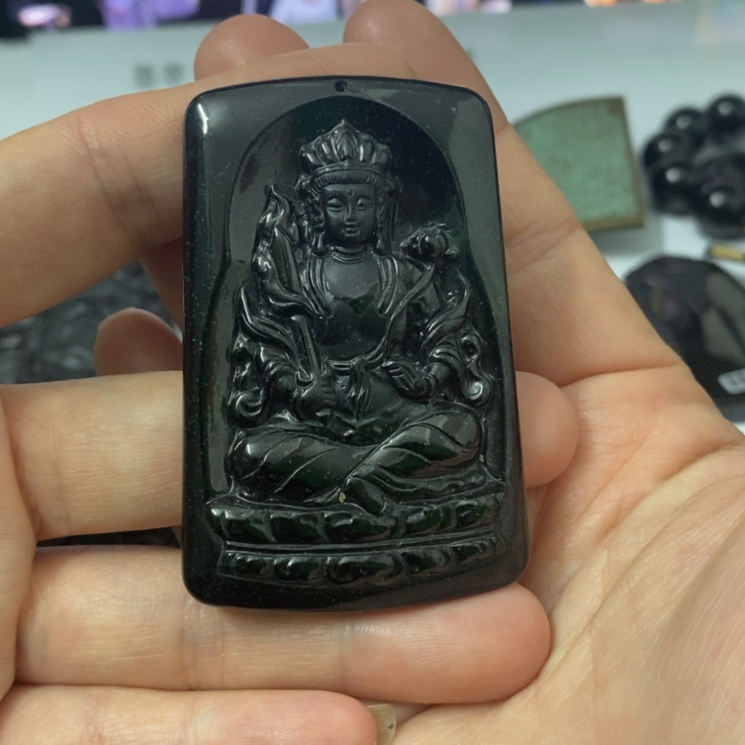 a***.翡翠未镶嵌吊坠(不含链)虚空