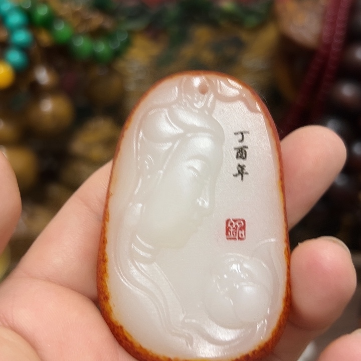 滴血莲花菩提吊坠