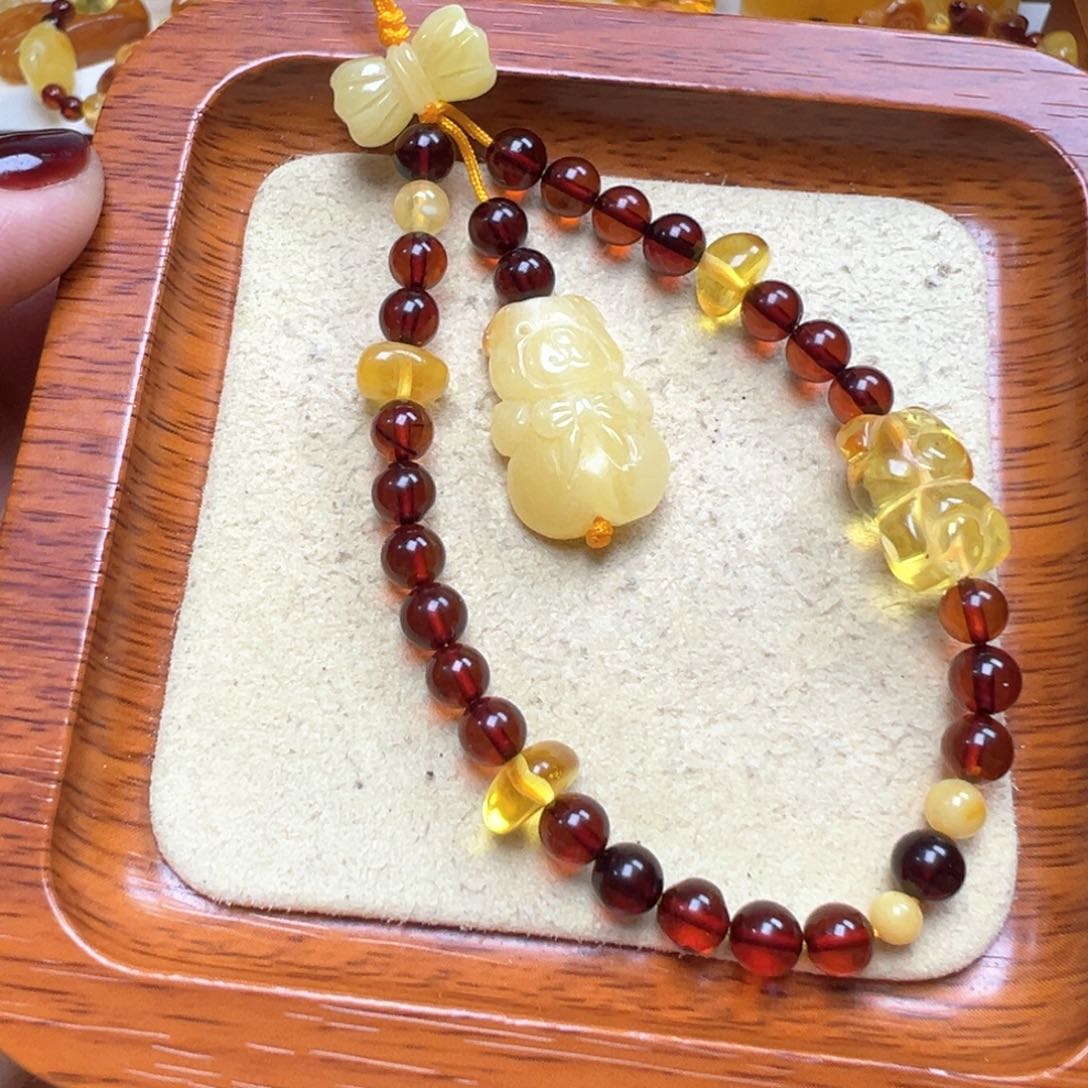 琥珀吊坠(不含链)未镶嵌