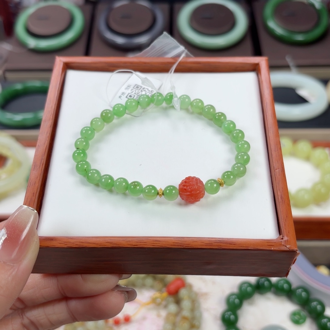 和田玉手链未镶嵌