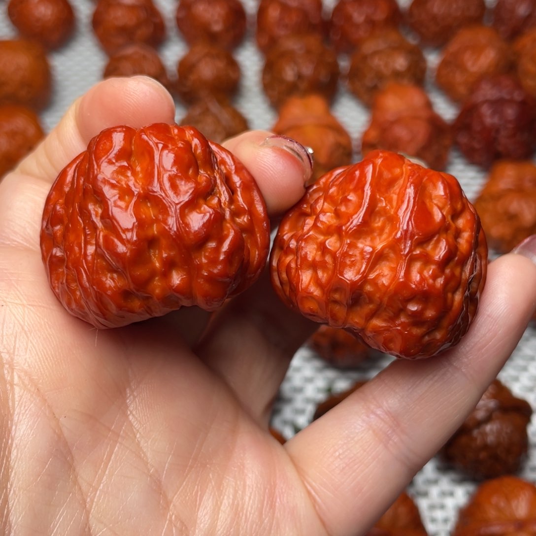 桃核吊坠Z*z文玩核桃 手把件 蛤蟆头 37