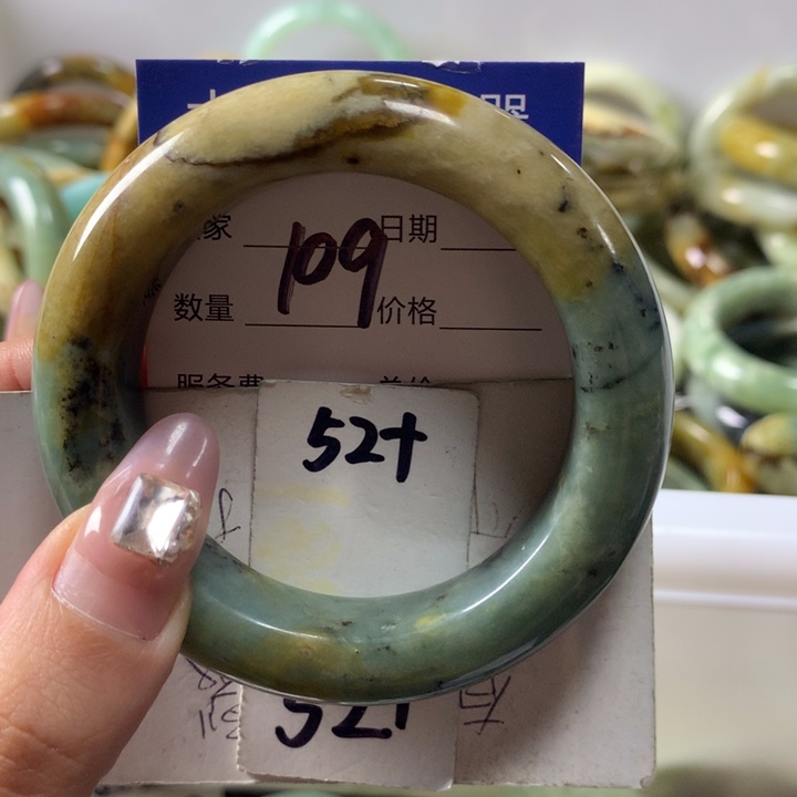 蛇纹石玉手镯未镶嵌109