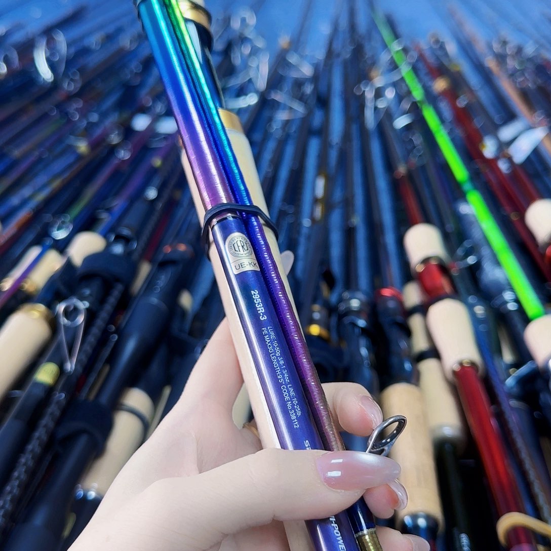 典****3.8m碳素路亚竿直柄杆链接