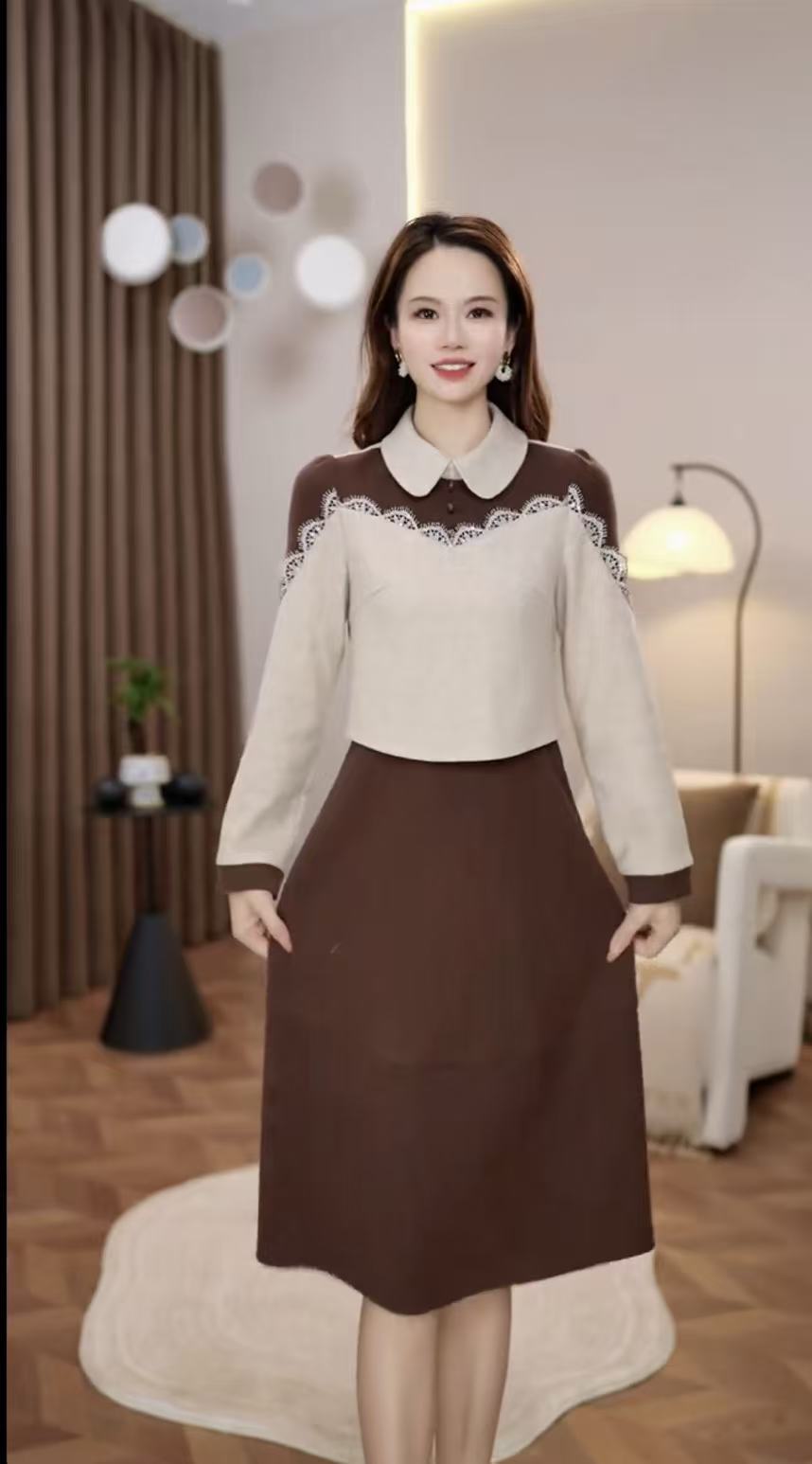 【铭悦定制】88879 款  #   新款 减龄  显瘦 修身 连衣裙